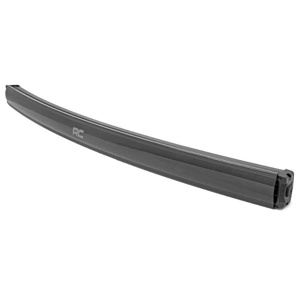 Barra luminosa LED 54" curva doppia fila DRL bianca spot/flood Rough Country Black Series - Autoricambi4x4