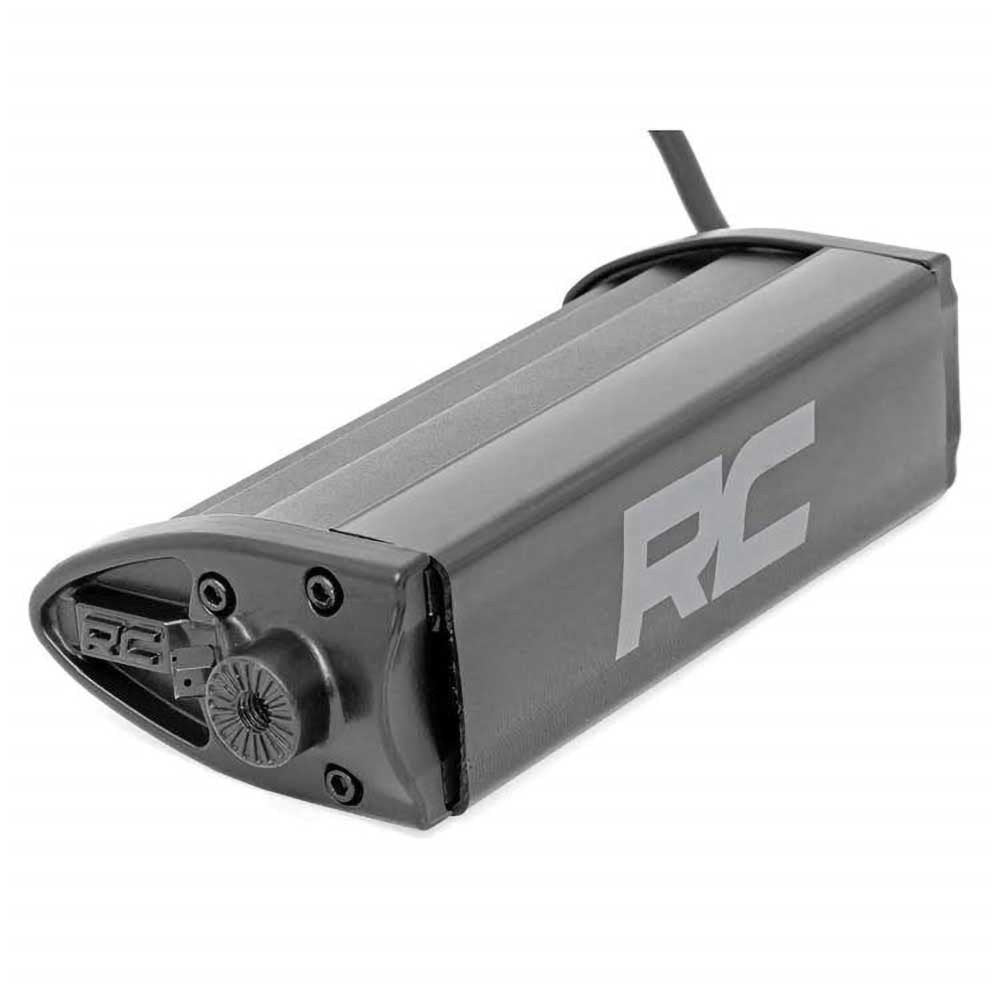 Barra luminosa LED 6" singola fila Rough Country Black Series - Autoricambi4x4