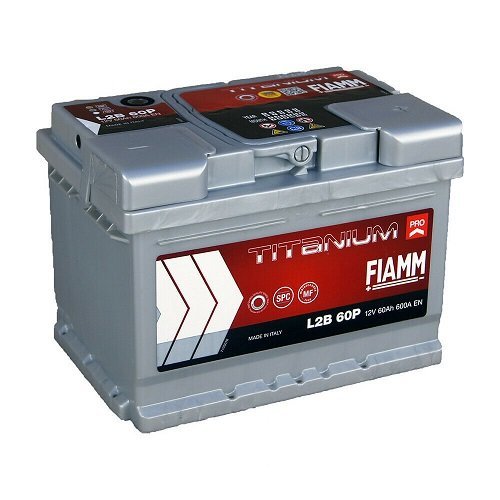 BATTERIA AUTO FIAMM L2B60P 60AH 600A 12V - Autoricambi4x4