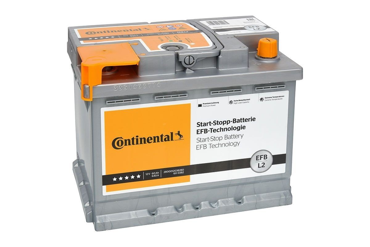 BATTERIA AUTO START - STOP CONTINENTAL EFB L2 60/ 640 EN - Autoricambi4x4
