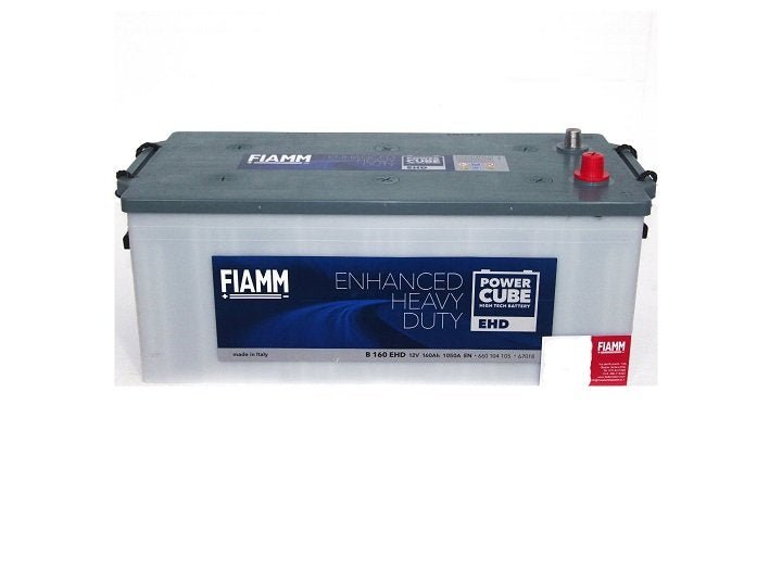 BATTERIA TRATTORE CAMION FIAMM 160Ah 1050A 12V – EHD POWERCUBE B160 (SX) - Autoricambi4x4