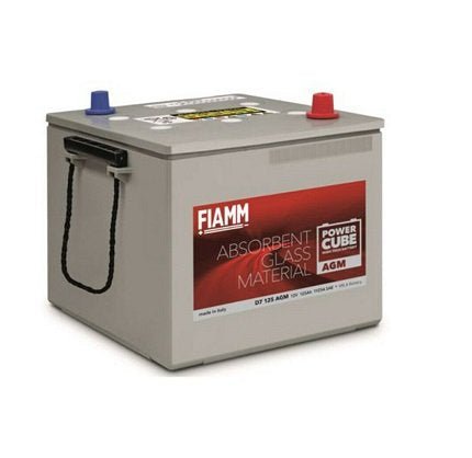 BATTERIA TRATTORE CAMION FIAMM D7 125 125Ah 1000A (DX) AGM POWERCUBE - Autoricambi4x4