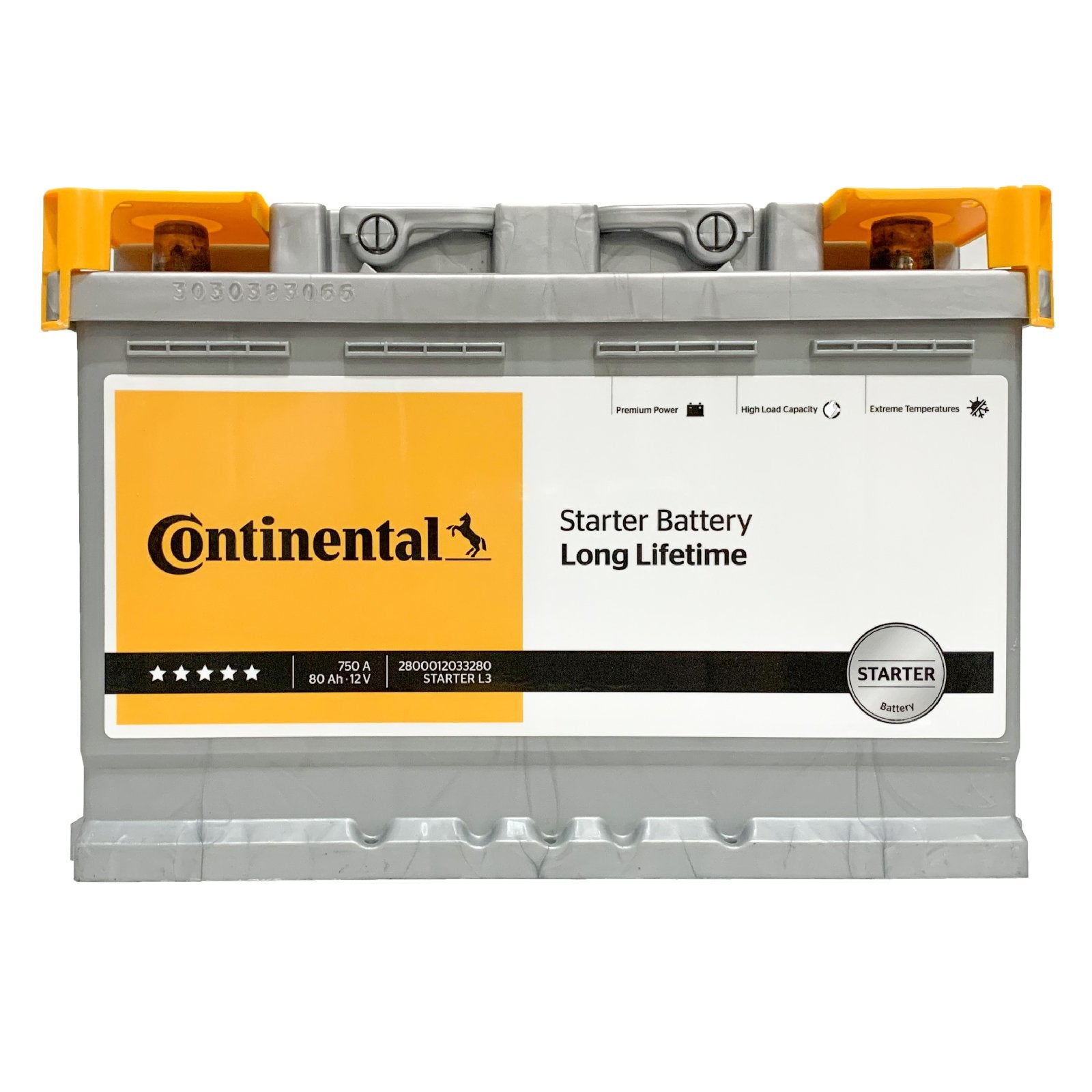 BATTERIE AUTO CONTINENTAL L3 80/ 750 EN - Autoricambi4x4
