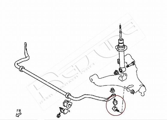 BIELLETTA BARRA STABILIZZATRICE ANTERIORE DESTRO MITSUBISHI L200 KB4T - Autoricambi4x4