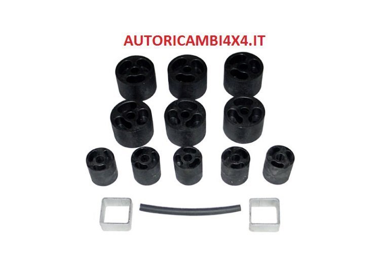 BODY LIFT +5 CM JEEP WRANGLER YJ DAL 1986 AL 1995 - Autoricambi4x4