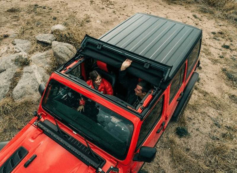 CAPPOTTINA BESTOP SUNRIDER PER HARDTOP JEEP WRANGLER JL - TWILL - Autoricambi4x4