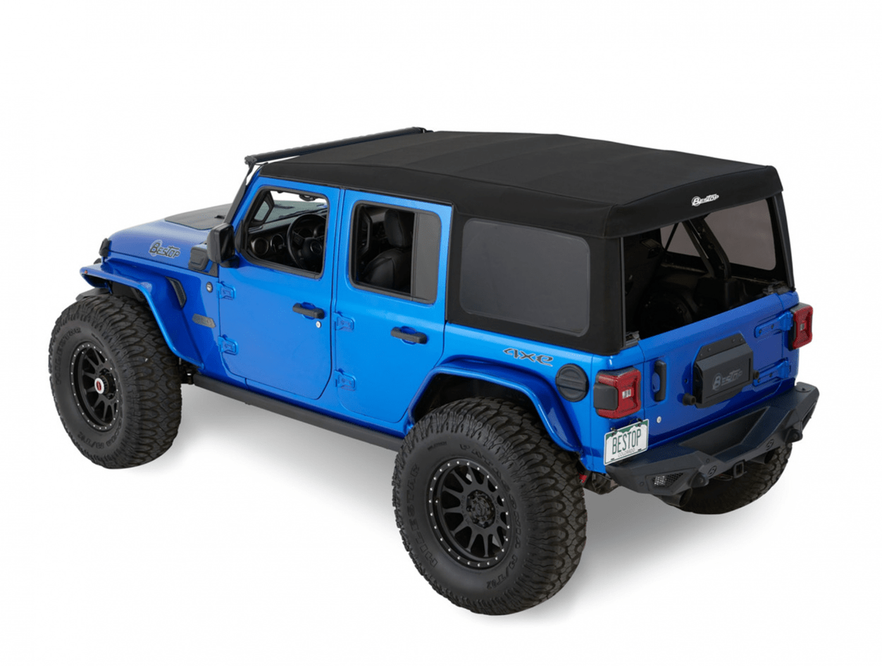 CAPPOTTINA BESTOP SUPERTOP NX PER JEEP WRANGLER JL 4 PORTE - TWILL - Autoricambi4x4