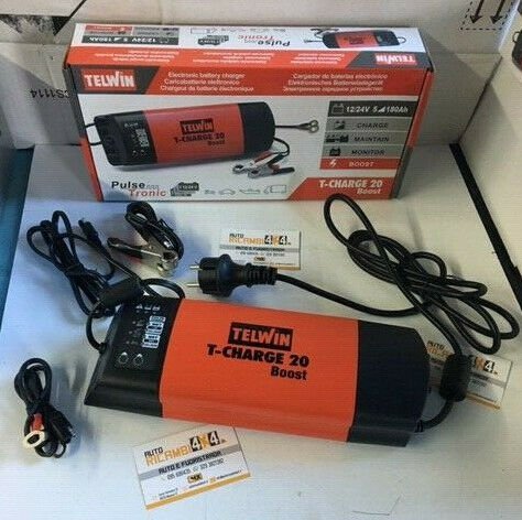 CARICABATTERIE TELWIN T - CHARGE 20 BOST ELETTRONICO 12V / 24V 180AH - Autoricambi4x4
