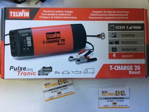 CARICABATTERIE TELWIN T - CHARGE 20 BOST ELETTRONICO 12V / 24V 180AH - Autoricambi4x4