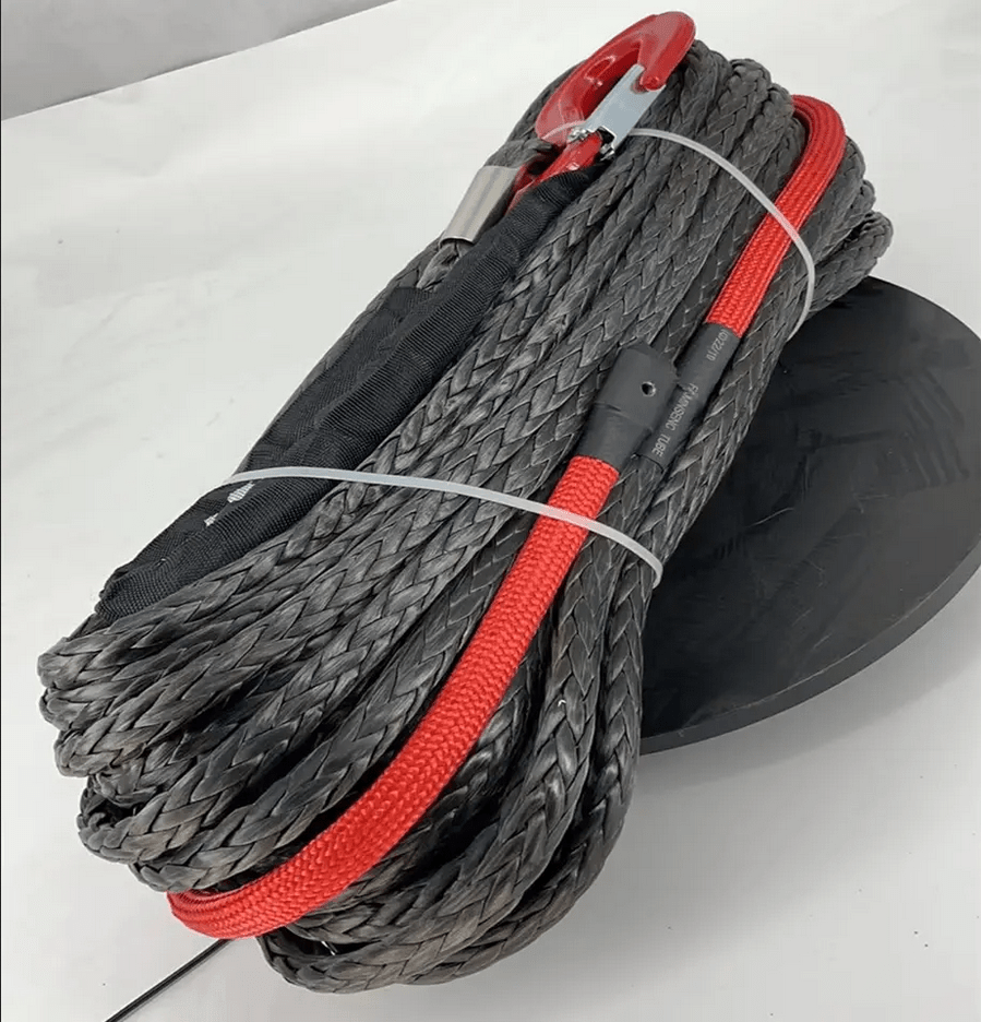 CAVO TESSILE 8MM X 30M COMPLETO DI GANCIO - Autoricambi4x4