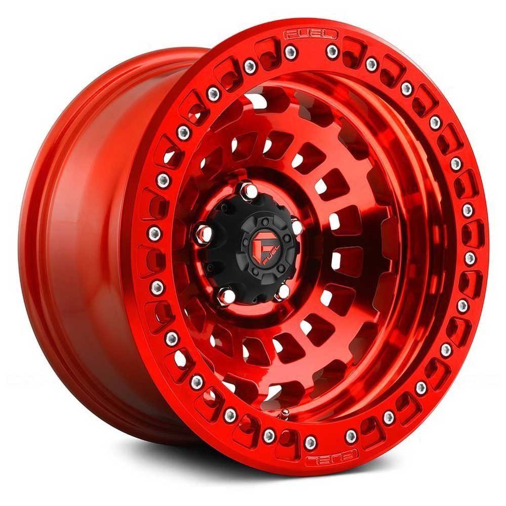 Cerchio in lega D100 Zephyr Beadlock Rosso Candy Fuel - Autoricambi4x4