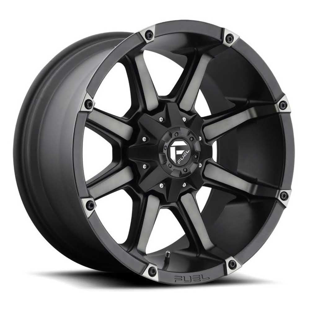Cerchio in lega D556 Coupler Matte Black/Double Dark Tint Fuel - Autoricambi4x4
