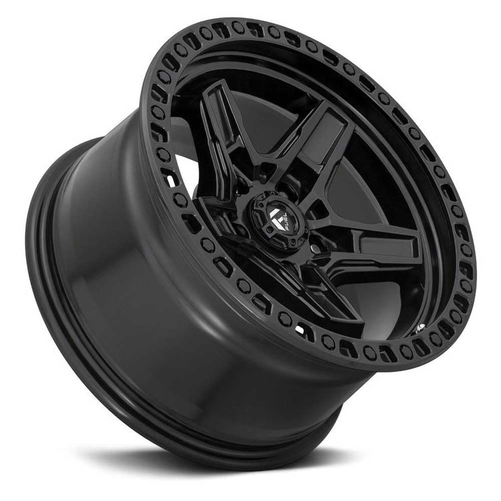 Cerchio in lega D697 Kicker Matte Black Fuel - Autoricambi4x4