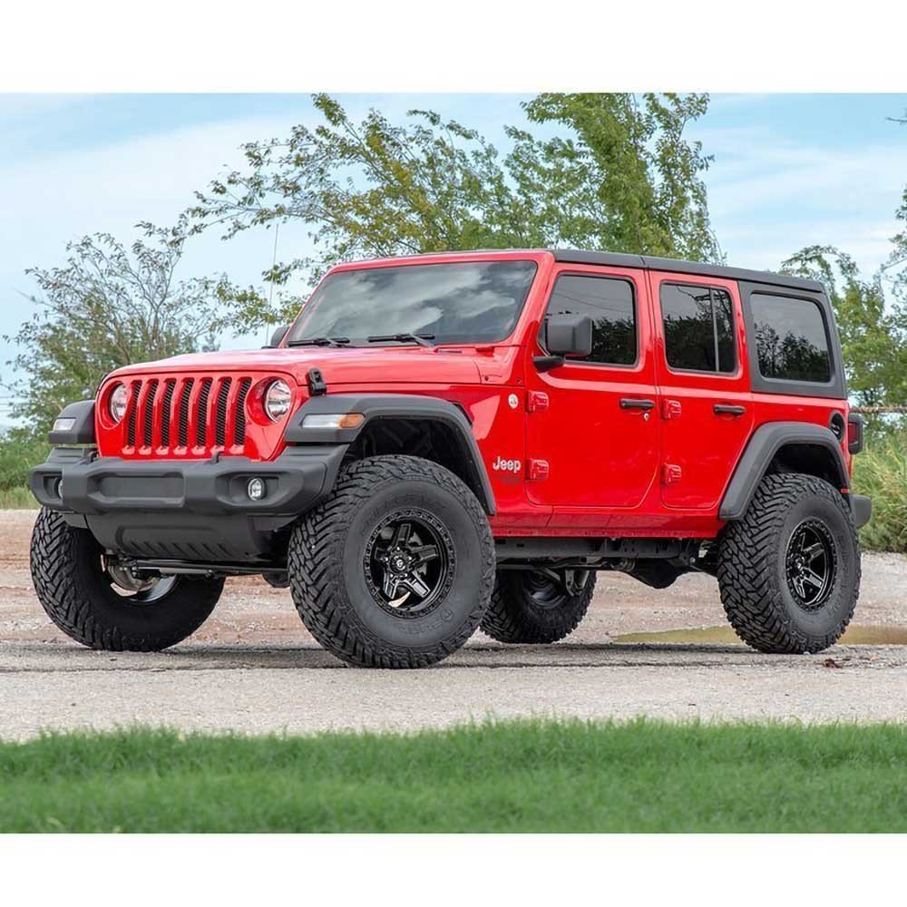 Cerchio in lega D697 Kicker Matte Black Fuel - Autoricambi4x4