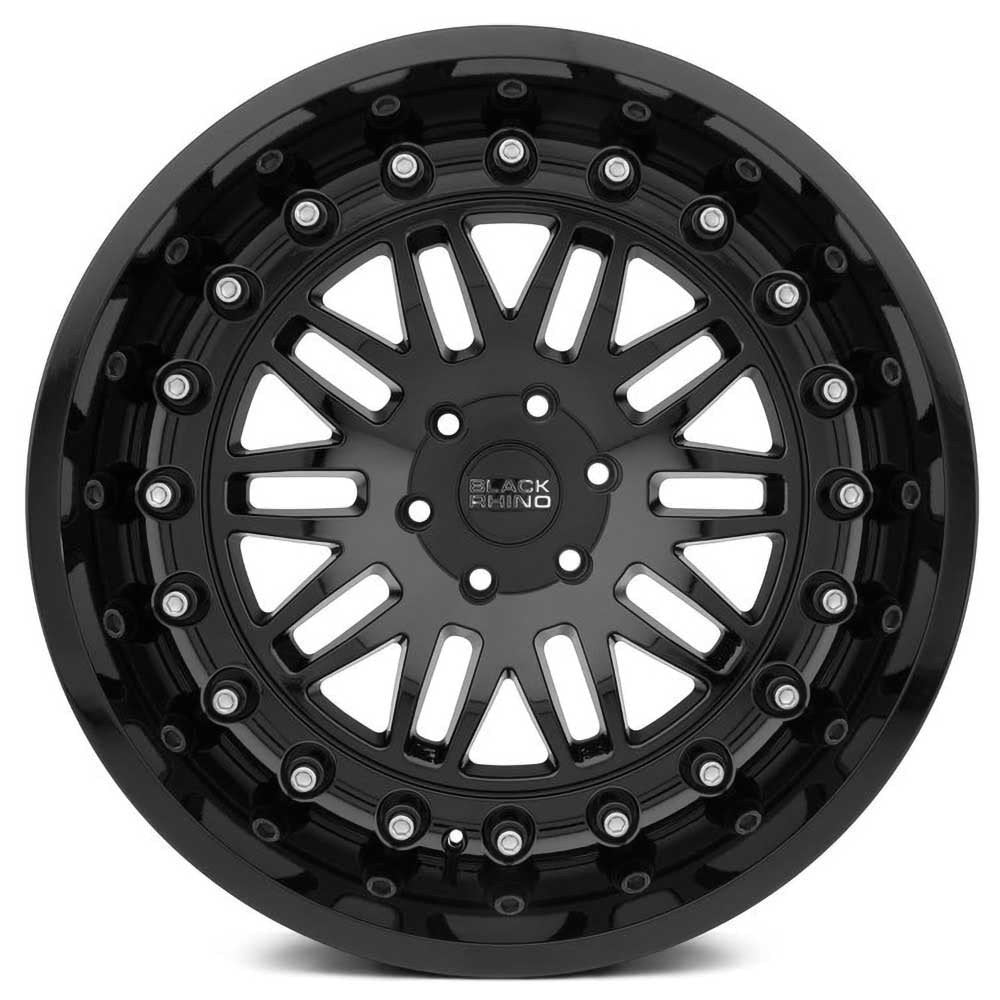 Cerchio in lega Gloss Black Fury Black Rhino - Autoricambi4x4