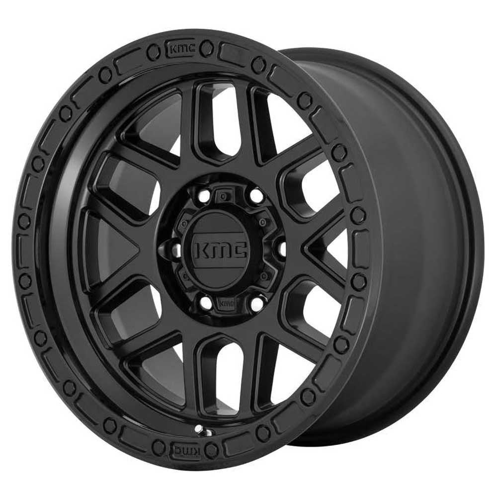 Cerchio in lega KM544 Satin Black/Gloss Black Lip KMC - Autoricambi4x4