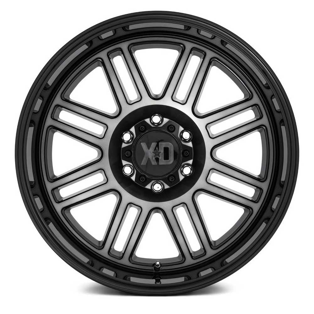 Cerchio in lega XD850 Cage Nero Lucido/Gray Tint XD Series - Autoricambi4x4