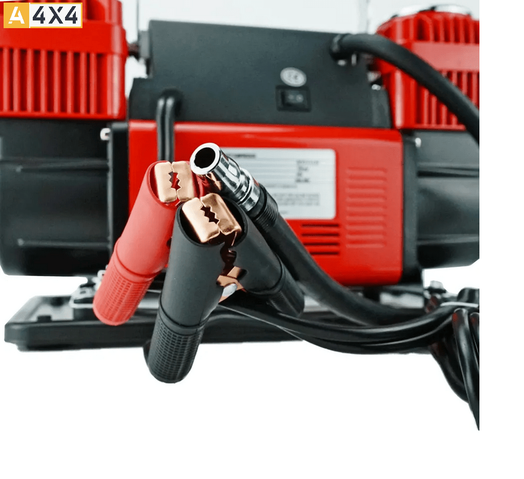 COMPRESSORE ARIA BICILINDRICO PORTATILE A CICLO CONTINUO 300 LITRI/MINUTO (A - 4X4) - Autoricambi4x4