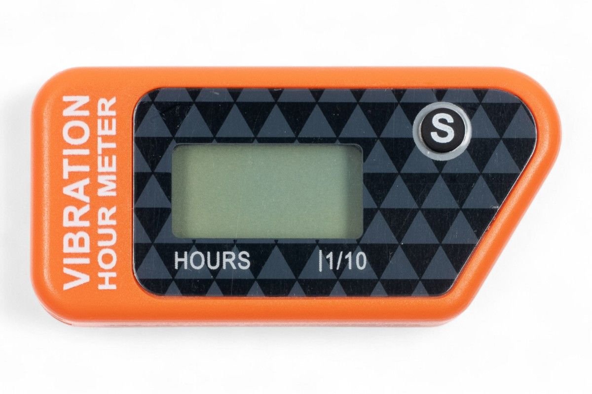 CONTAORE DIGITALE A VIBRAZIONE PARZIALMENTE RESETTABILE ARANCIONE - Autoricambi4x4