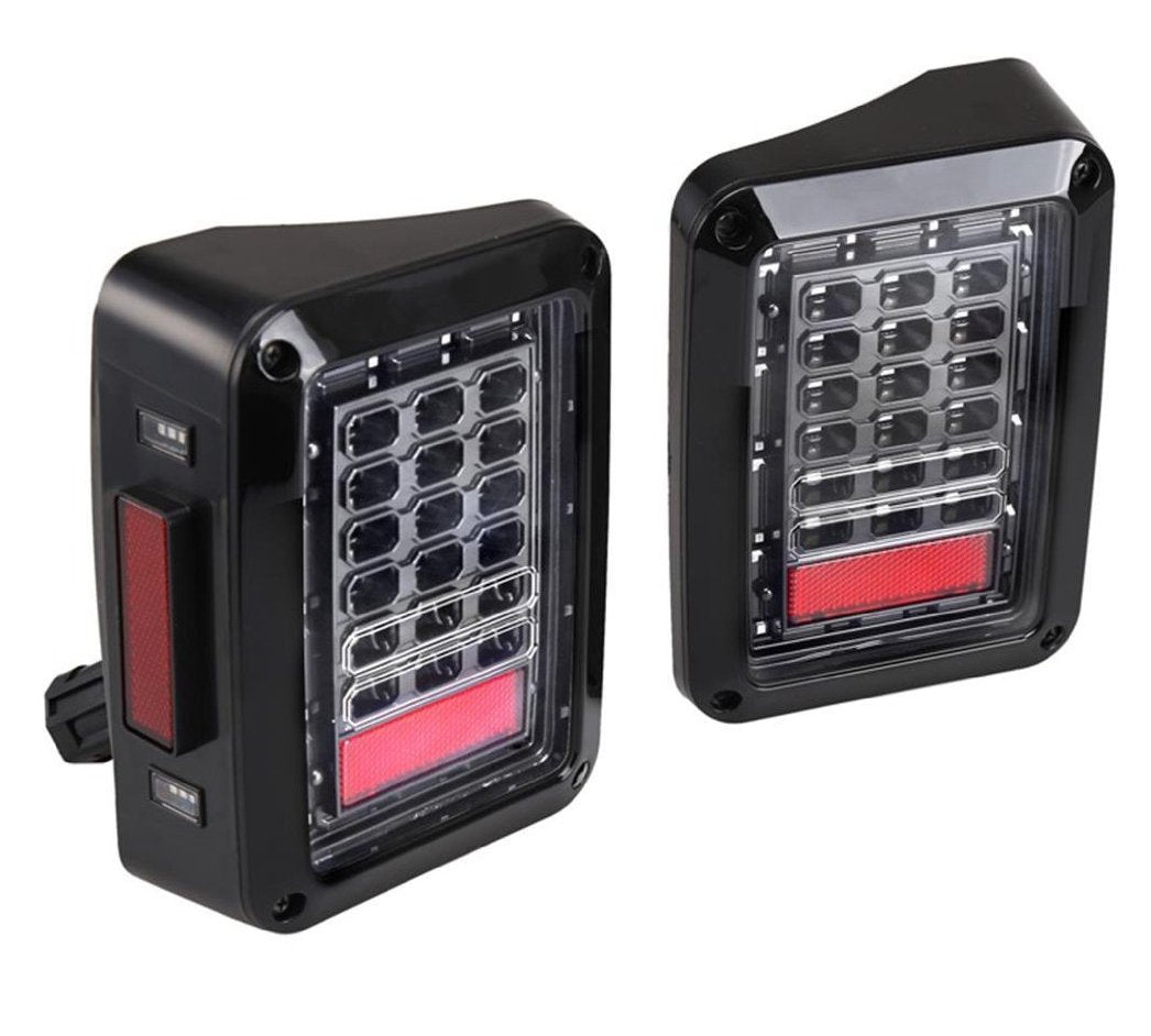 COPPIA FANALI POSTERIORI A LED 9W JEEP WRANGLER JK - Autoricambi4x4