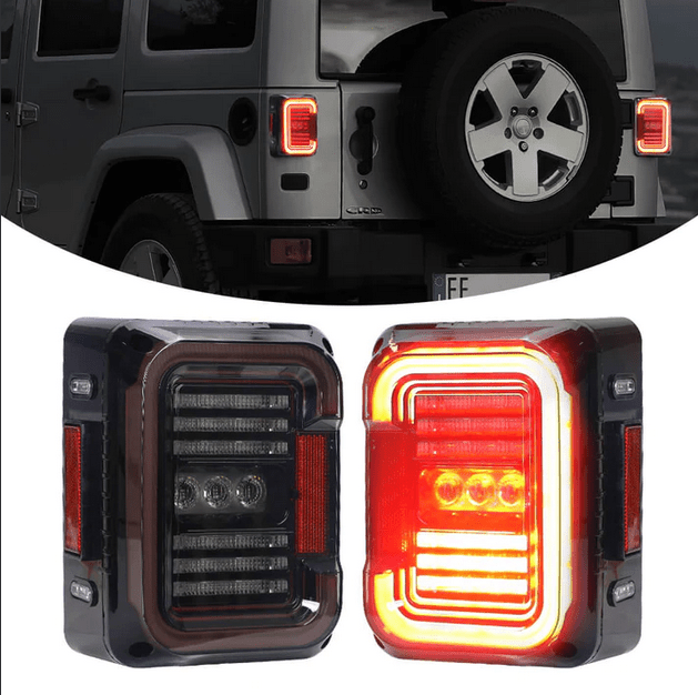 COPPIA FANALI POSTERIORI A LED JEEP WRANGLER JK - Autoricambi4x4