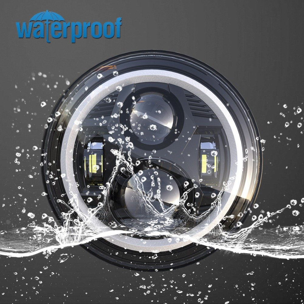 COPPIA FARI FULL LED 7'' - Autoricambi4x4