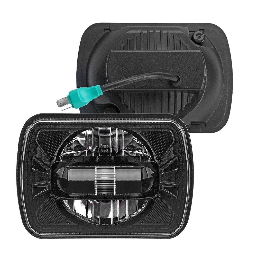 COPPIA FARI FULL LED DA 60W (RETTANGOLARE) - Autoricambi4x4