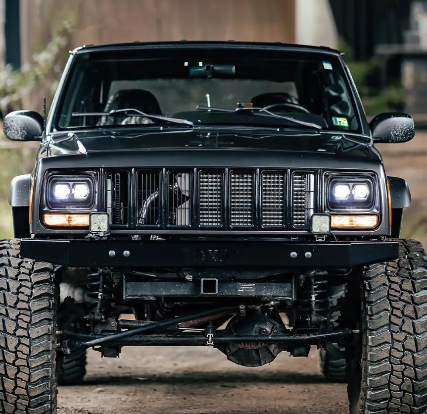 COPPIA FARI FULL LED (RETTANGOLARE) - Autoricambi4x4