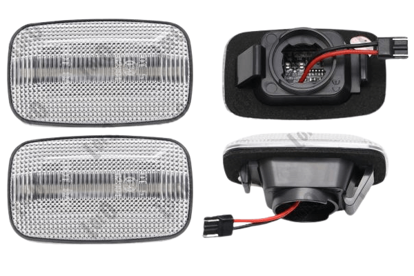 COPPIA FRECCE LATERALI A LED TOYOTA LAND CRUISER LJ70 - KZJ70 - KZJ90 - HDJ80/ HILUX/ 4 RUNNER - Autoricambi4x4