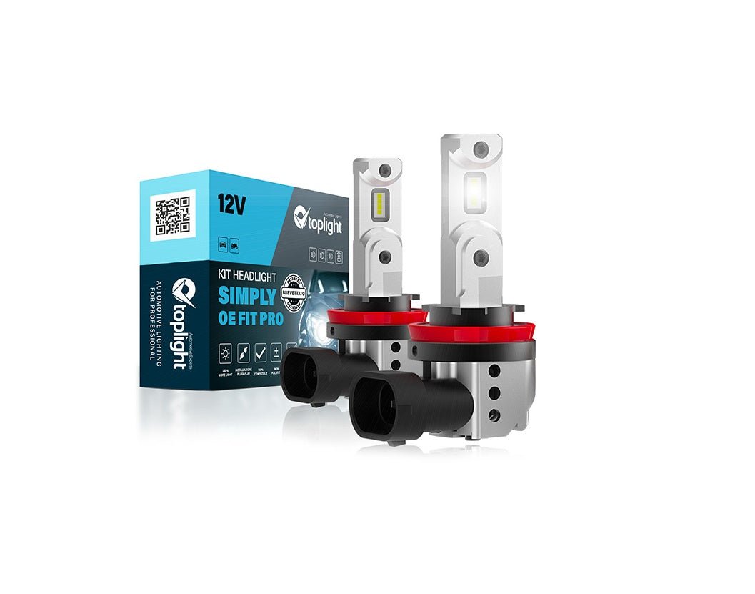 COPPIA LAMPADE/ KIT HEADLIGHT SIMPLY H8/H9/H11/H16 PRO - Autoricambi4x4