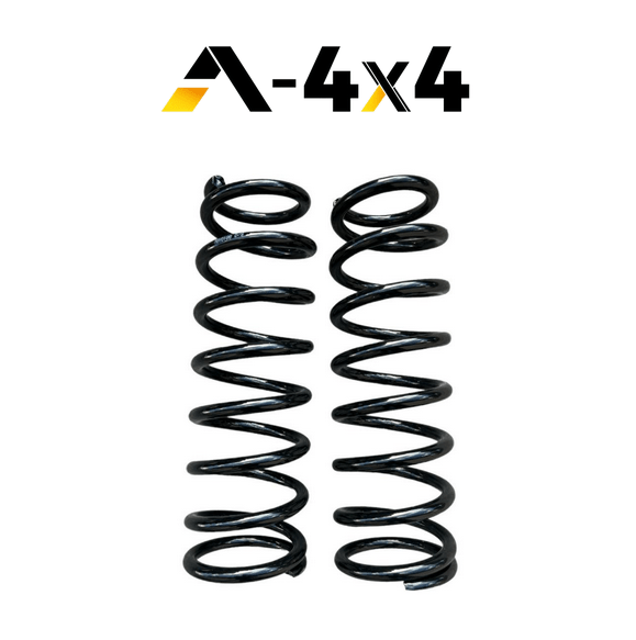 COPPIA MOLLE A - 4X4 ANTERIORI +5CM TOYOTA LJ70 FARO TONDO - Autoricambi4x4
