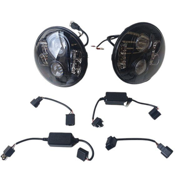 FARI ANTERIORI FULL LED 7″ OMOLOGATI - Autoricambi4x4