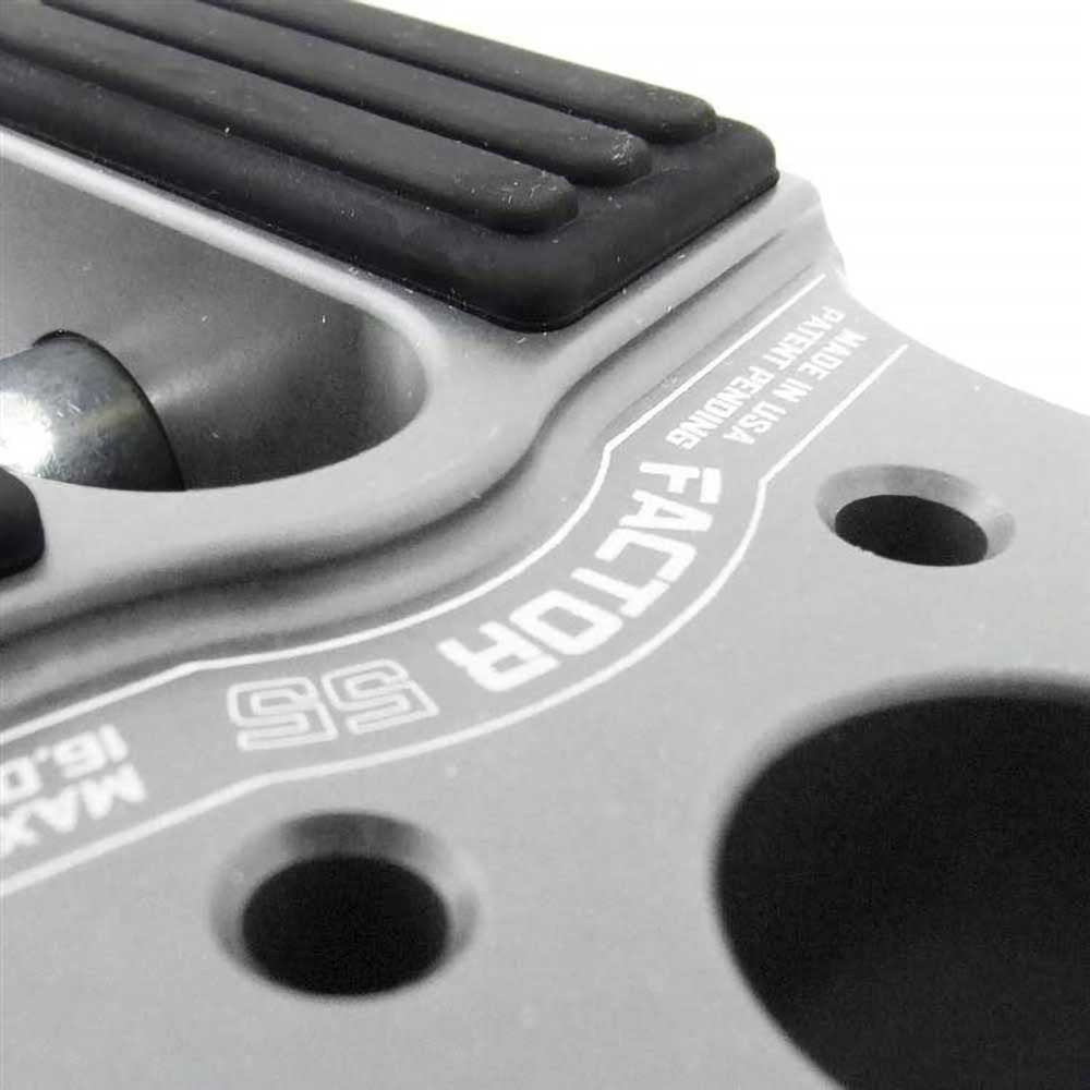 Flatlink con perno in titanio e protezione in gomma grigia Factor 55 - Autoricambi4x4