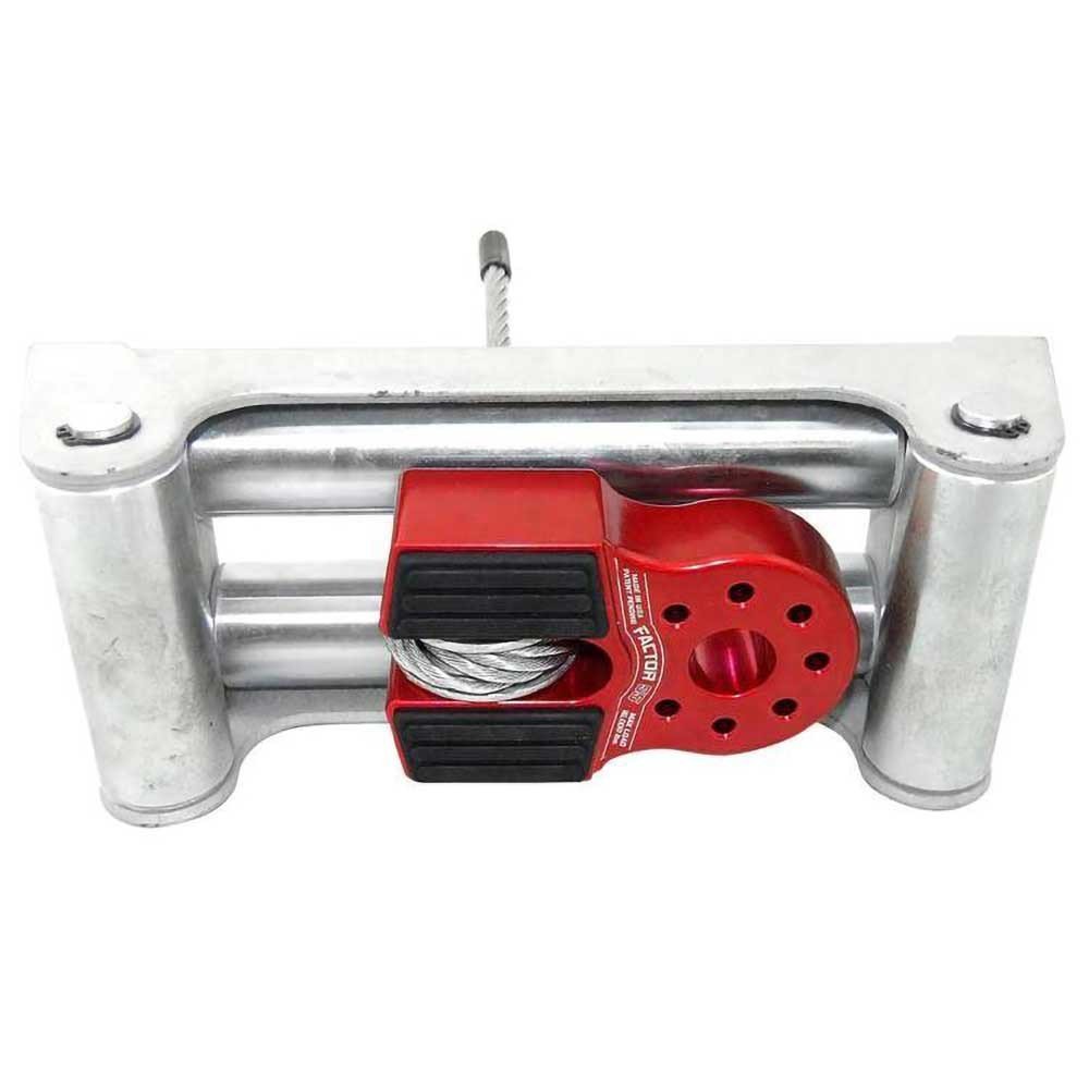 Flatlink con perno in titanio e protezione in gomma rossa Factor 55 - Autoricambi4x4