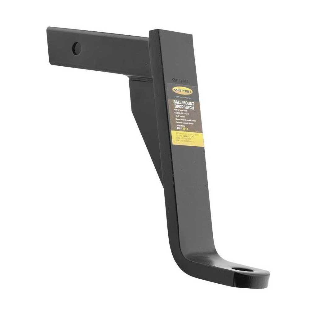 Gancio traino regolabile con sfera in acciaio nero Smittybilt Lift 10" - Autoricambi4x4
