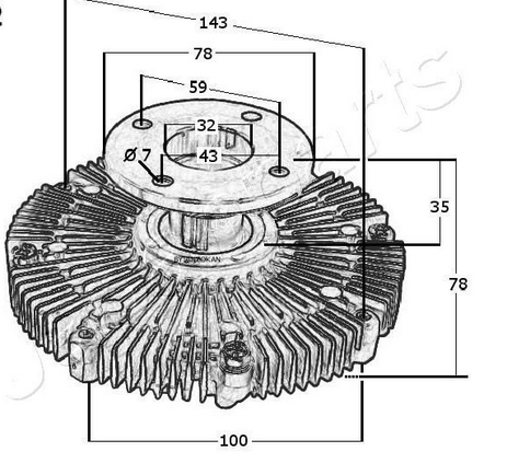 GIUNTO VISCOSTATICO NISSAN PATROL GR Y61/ NAVARA D22 - Autoricambi4x4