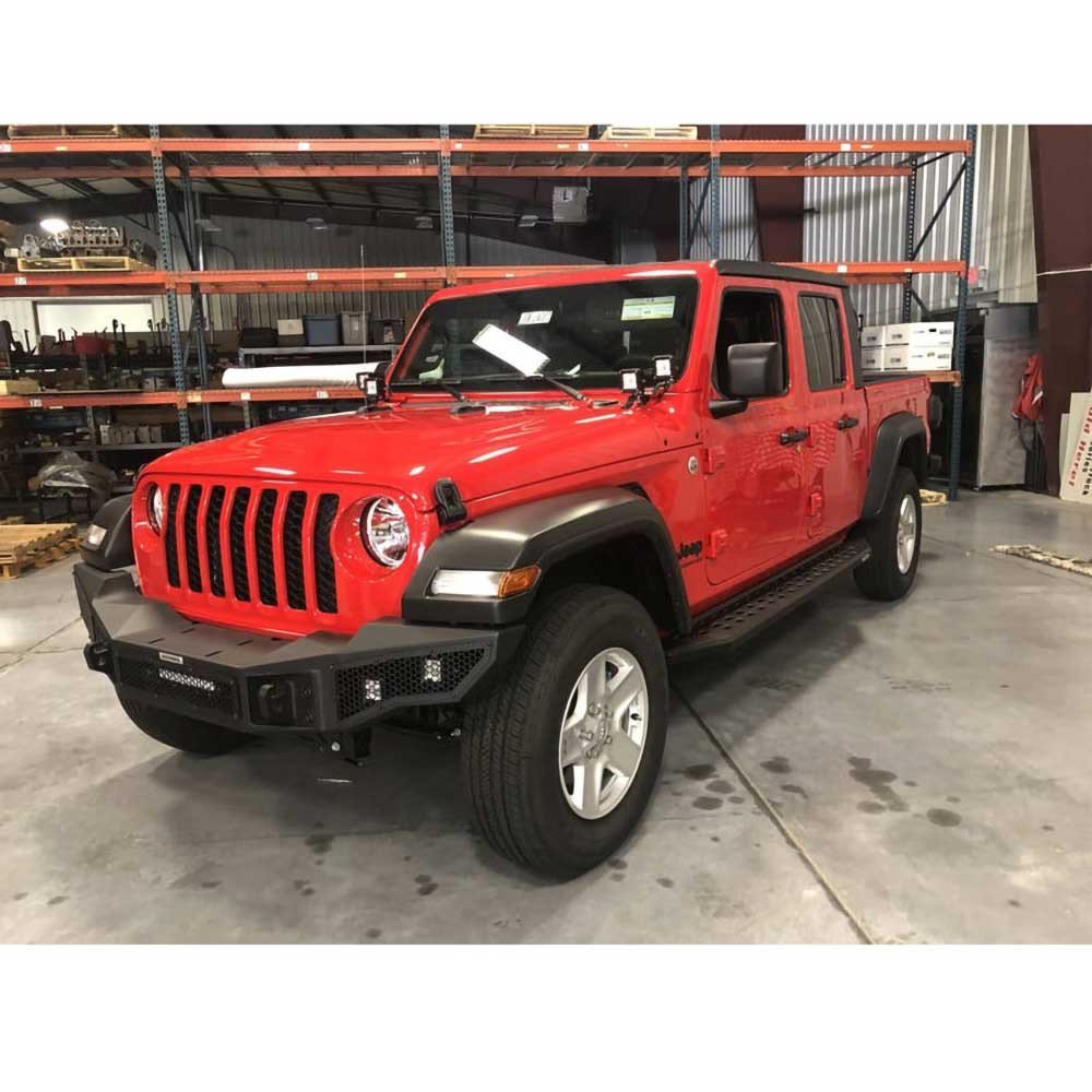 Gradini laterali Go Rhino RB20 nero testurizzato - Autoricambi4x4