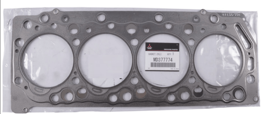 GUARNIZIONE TESTATA MOTORE MITSUBISHI L200/ PAJERO II/ PAJERO SPORT (ORIGINALE) 3 TACCHE - Autoricambi4x4