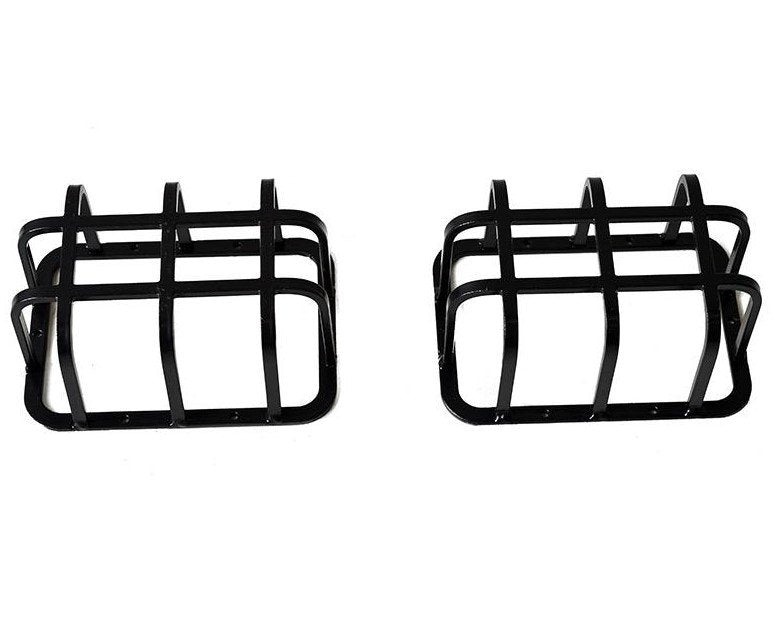 KIT 2 GRIGLIETTE PROTEZIONI FARI POSTERIORI RETTANGOLARI DEFENDER - Autoricambi4x4