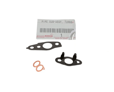KIT 3 GUARNZIONI TUBO OLIO TURBINA TOYOTA KZJ70/ KZJ90/ HILUX 3.0 TD (ORIGINALI) - Autoricambi4x4