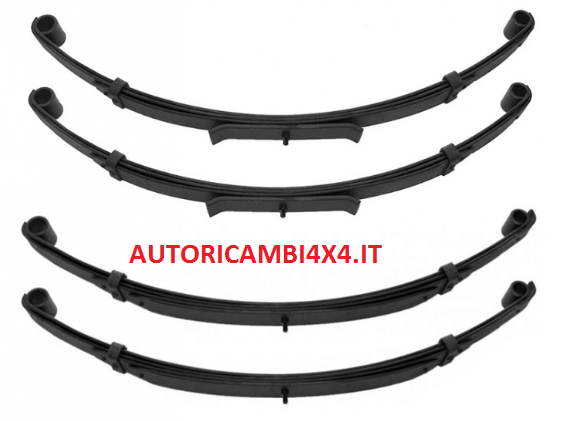 KIT 4 BALESTRE +2,5" (6CM) JEEP WRANGLER YJ - Autoricambi4x4