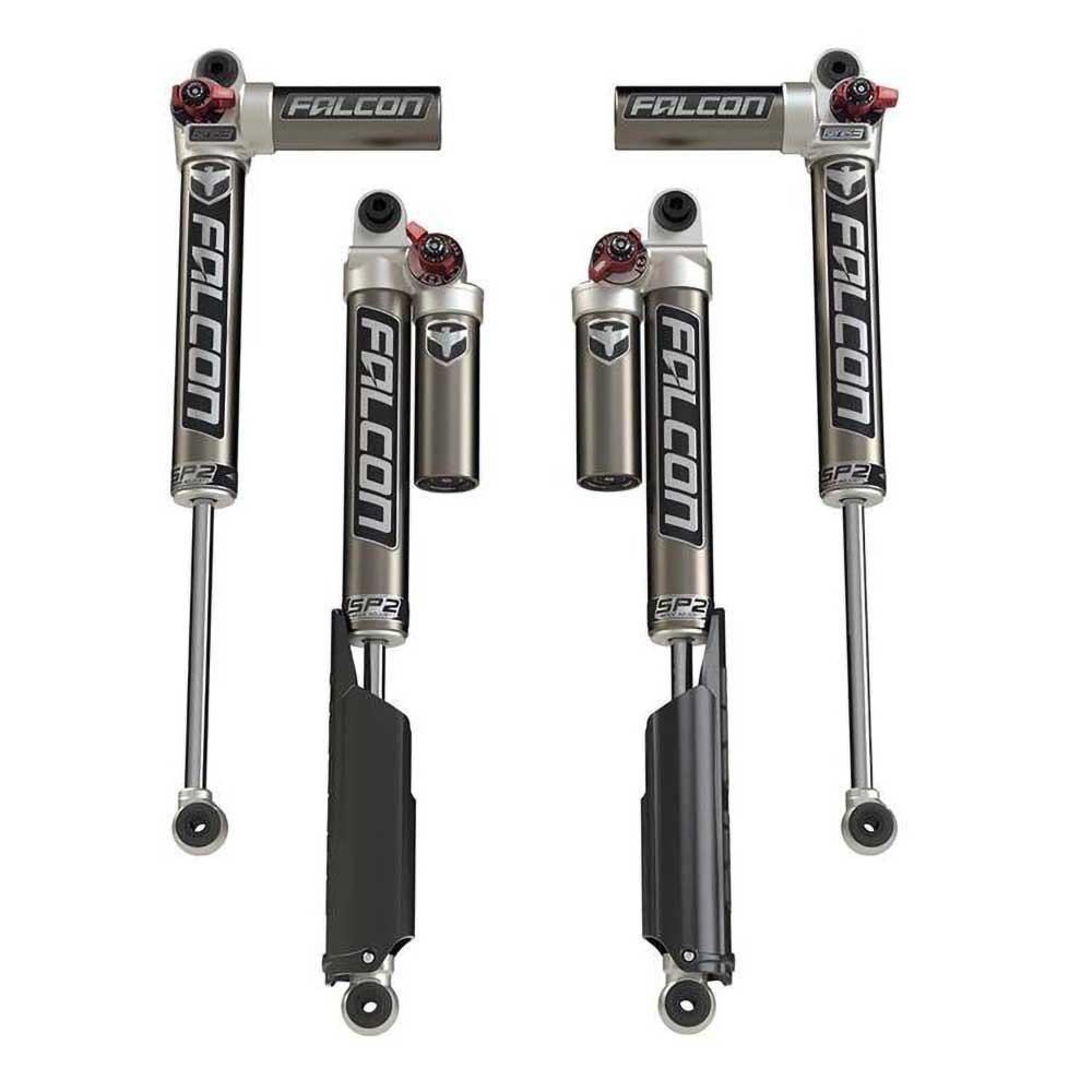 Kit ammortizzatori TeraFlex Falcon SP2 3.3 Fast Adjust Piggyback Petrol Lift 0 - 1,5" - Autoricambi4x4