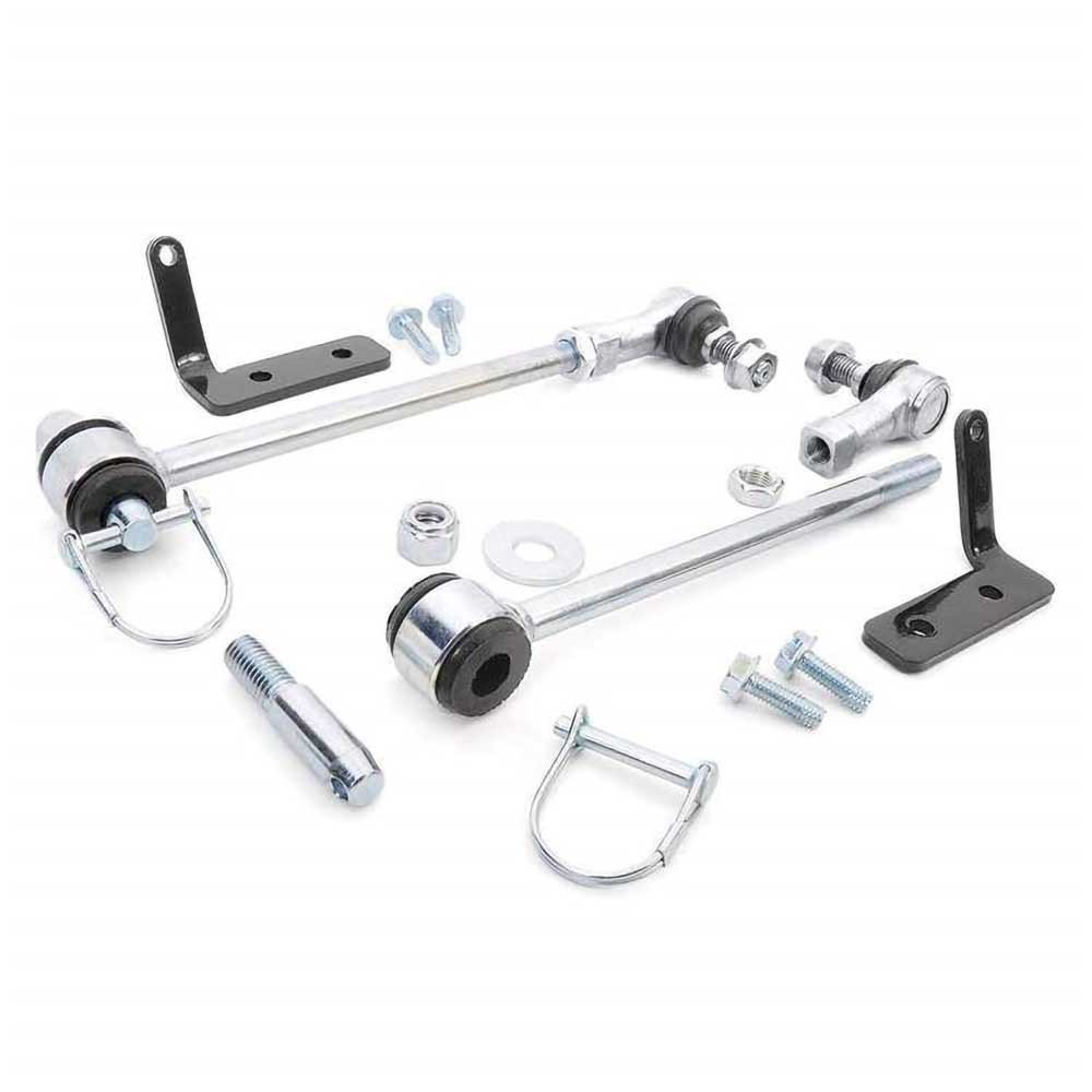 Kit barre antirollio scollegabili anteriori Rough Country Lift 2,5" - Autoricambi4x4