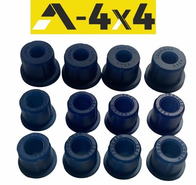 KIT BOCCOLE BALESTRE IN POLIURETANO NISSAN KING CAB D22/ NAVARA D22 - Autoricambi4x4