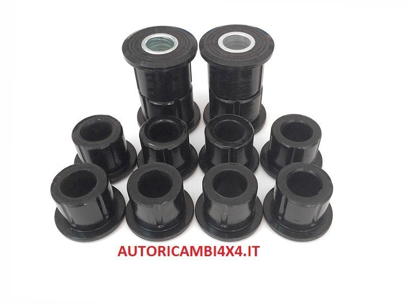 KIT BOCCOLE BALESTRE MITSUBISHI L200 DAL 1996 AL 2005(kit completo per tutte le balestre e biscottini) - Autoricambi4x4