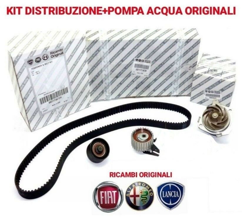 KIT DISTRIBUZIONE + POMPA ACQUA FIAT - ALFA ROMEO 1.9 JTD MULTIJET OE:71771574 - Autoricambi4x4