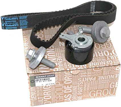 KIT DISTRIBUZIONE RENAULT CLIO/ NISSAN/ DACIA 1.5 dCi ORIGINALE RENAULT 7701477028 - Autoricambi4x4