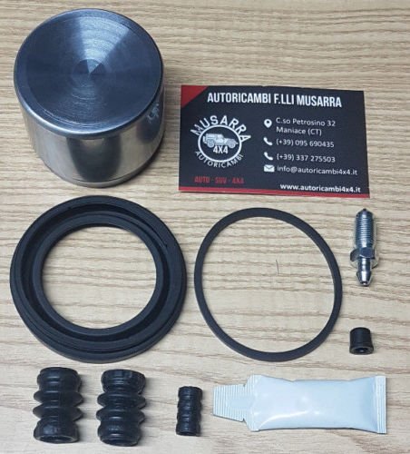 KIT REVISIONE PINZA FRENO ANTERIORE MITSUBISHI L200 DAL 1996 AL 2007 (PISTONE: 60mm) - Autoricambi4x4