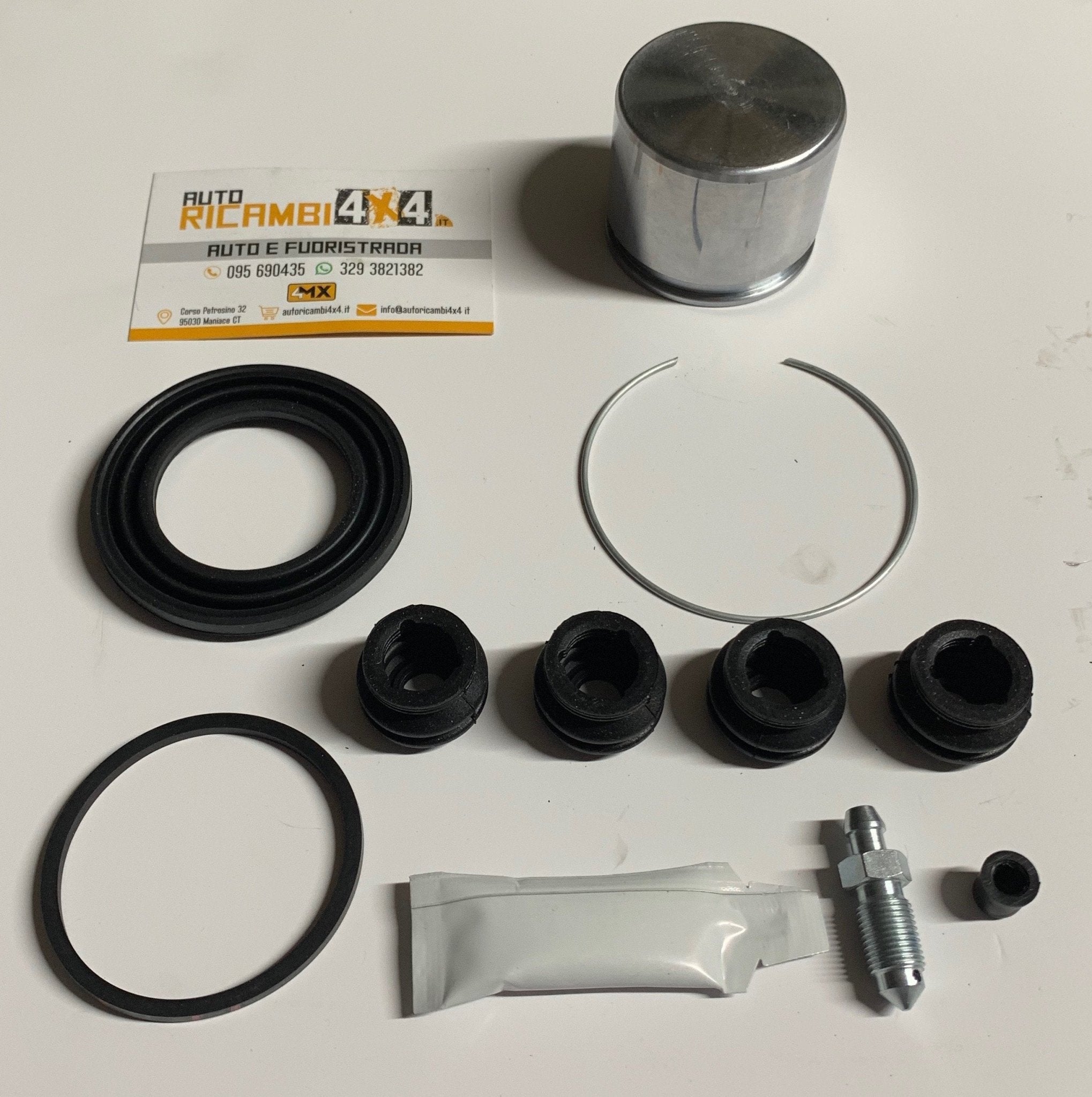 KIT REVISIONE PINZA FRENO ANTERIORE SUZUKI JIMNY/SAMURAI SJ 413 1.3/ 1.5 DDiS (Pistone: 51mm) - Autoricambi4x4