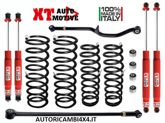 KIT RIALZO +10CM/+12CM COMPLETO EXTREME KIT TRIAL PER NISSAN PATROL GR Y61 - Autoricambi4x4